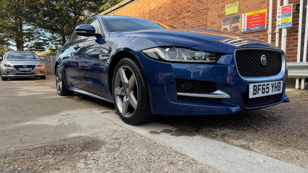 Jaguar XE 2.0D R-sport Euro 6 Ss BF65YHB Blue #6