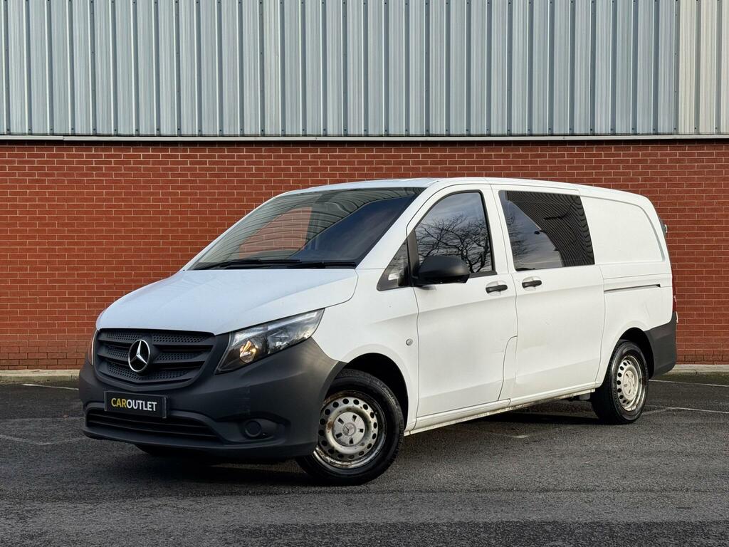 Mercedes-Benz Vito 2.1 116 Cdi Bluetec Crew Van Rwd L2 Euro 6 Ss 5 White #4