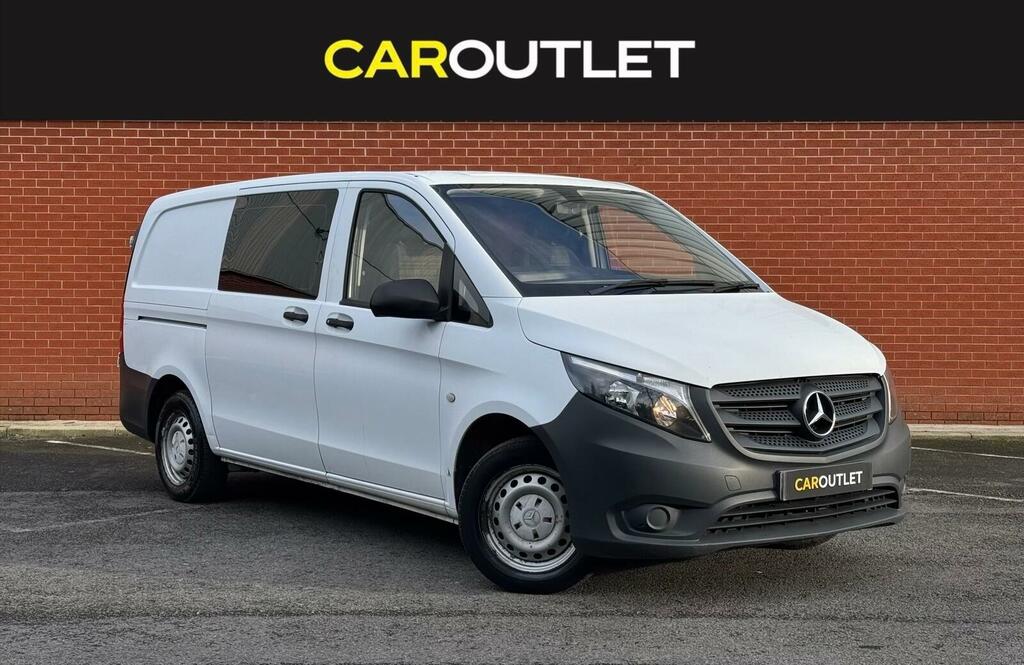 Mercedes-Benz Vito 2.1 116 Cdi Bluetec Crew Van Rwd L2 Euro 6 Ss 5 White