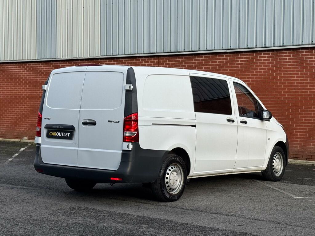 Mercedes-Benz Vito 2.1 116 Cdi Bluetec Crew Van Rwd L2 Euro 6 Ss 5 White #2