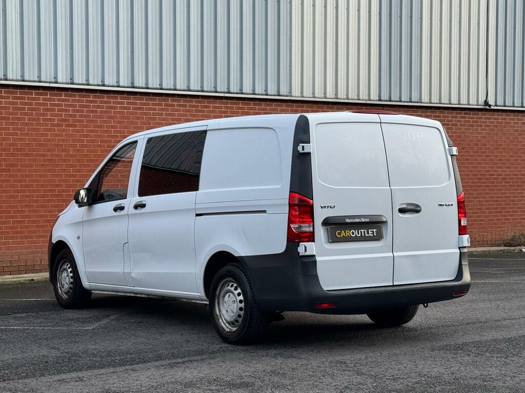 Mercedes-Benz Vito 2.1 116 Cdi Bluetec Crew Van Rwd L2 Euro 6 Ss 5 White #6