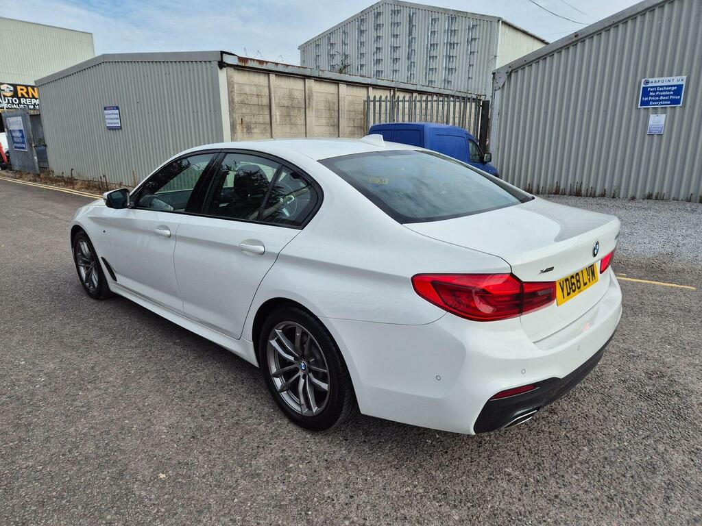 BMW 5 Series Saloon 2.0 520D M Sport Xdrive Euro 6 Ss 4 YD68LVM White #4