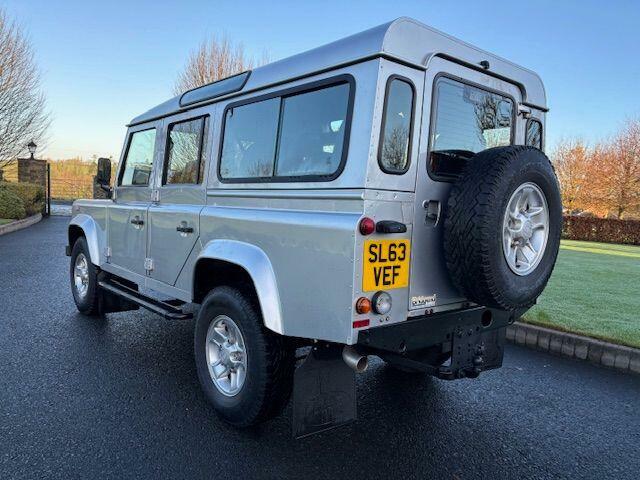 Land Rover Defender 110 2.2 Tdci County Station Wagon 4Wd Mwb Euro 5 SL63VEF Silver #6