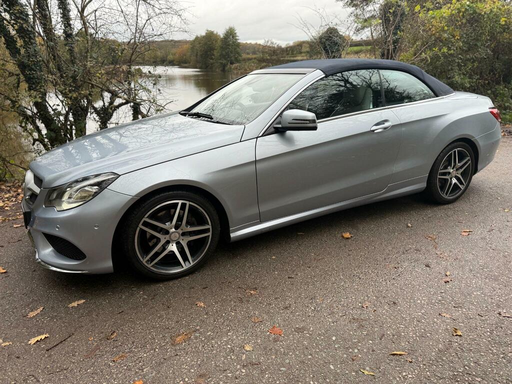 Mercedes-Benz E Class 2.1 E220 Cdi Amg Sport Cabriolet G-tronic Euro 5 OW14KOU Silver #4