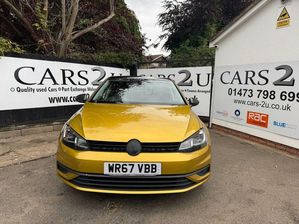 Volkswagen Golf Hatchback 1.4 Tsi Se 2017 WR67VBB Yellow #3
