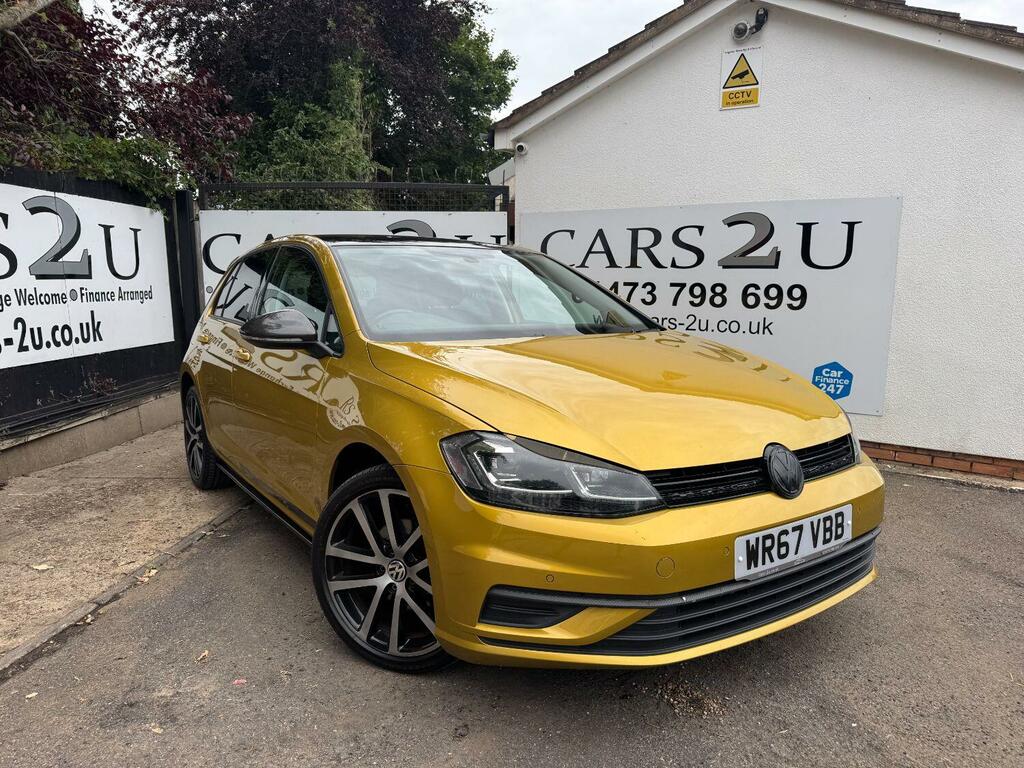 Volkswagen Golf Hatchback 1.4 Tsi Se 2017 WR67VBB Yellow #2