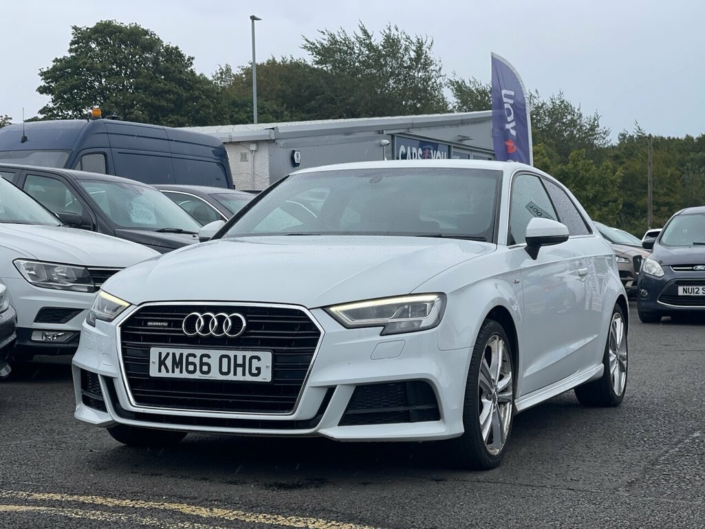 Audi A3 2L S Line KM66OHG White #3
