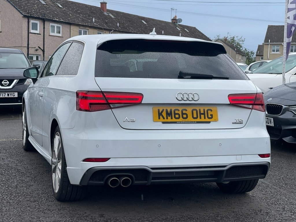 Audi A3 2L S Line KM66OHG White #6