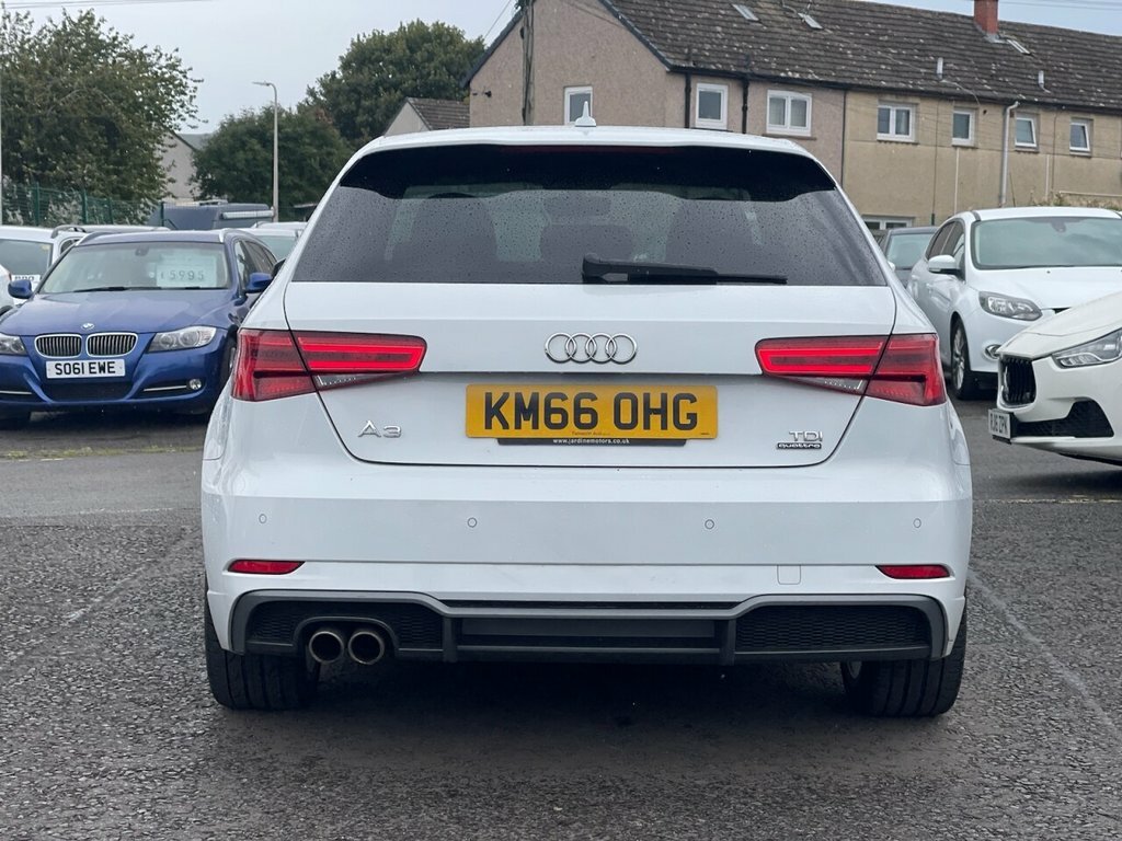 Audi A3 2L S Line KM66OHG White #5