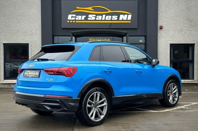 Audi Q3 2.0 Tdi 40 Black Edition Suv S Tronic Q KT22JMX Blue #4