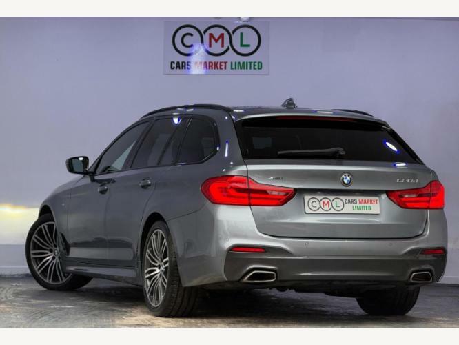 BMW 5 Series 2.0 520D M Sport Touring Xdrive Euro 6 Ss FG19OUP Blue #4