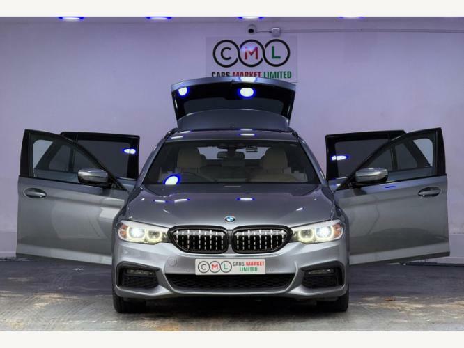 BMW 5 Series 2.0 520D M Sport Touring Xdrive Euro 6 Ss FG19OUP Blue #3