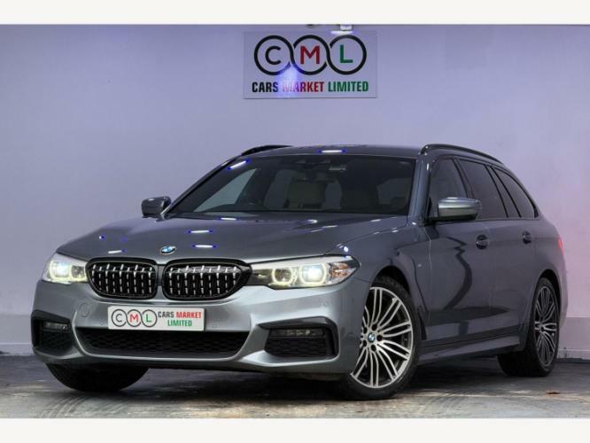 BMW 5 Series 2.0 520D M Sport Touring Xdrive Euro 6 Ss FG19OUP Blue #2