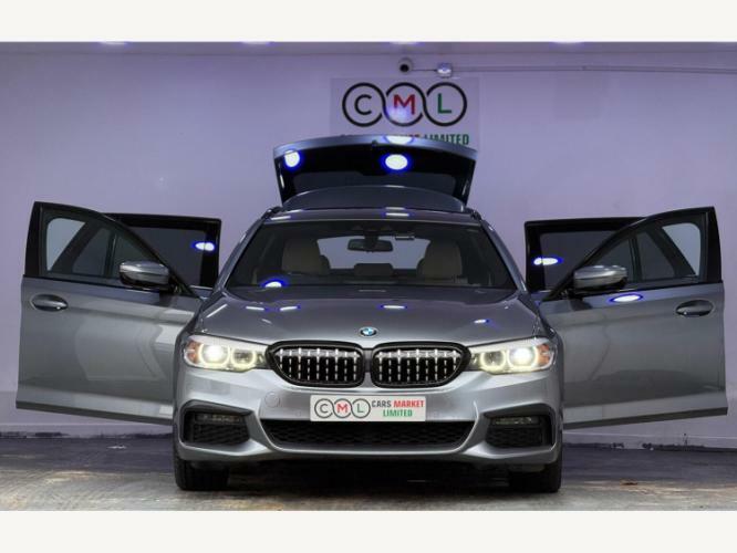 BMW 5 Series 2.0 520D M Sport Touring Xdrive Euro 6 Ss FG19OUP Blue #5