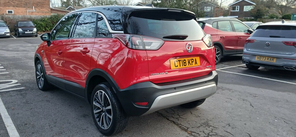 Vauxhall Crossland X Suv 1.2 Turbo Ecotec Gpf Elite 2018 CT18KPA Red #5