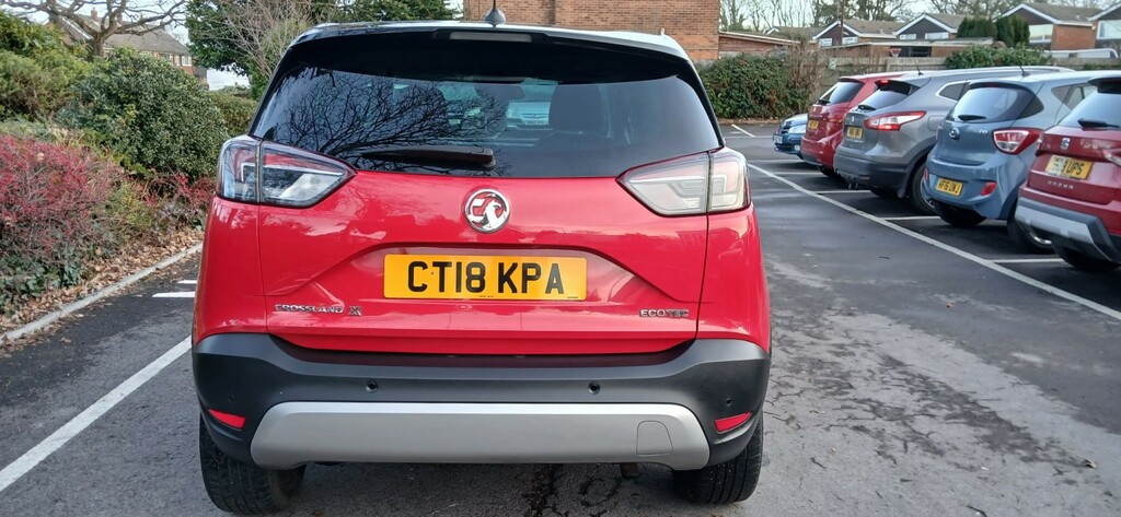Vauxhall Crossland X Suv 1.2 Turbo Ecotec Gpf Elite 2018 CT18KPA Red #6