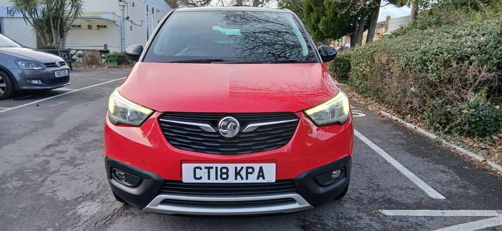 Vauxhall Crossland X Suv 1.2 Turbo Ecotec Gpf Elite 2018 CT18KPA Red #2