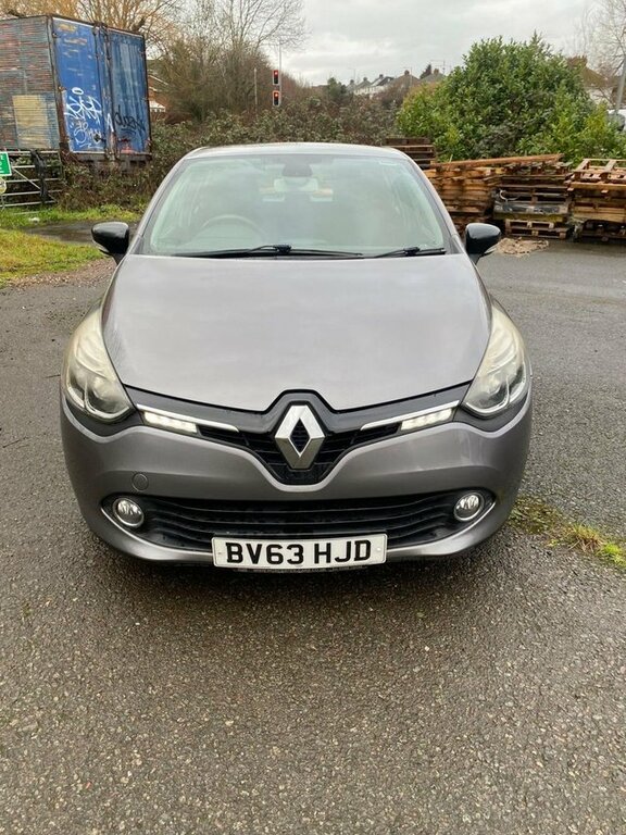 Renault Clio 2013 0.9 Tce Dynamique Medianav Hatchback Petr BV63HJD Grey #3