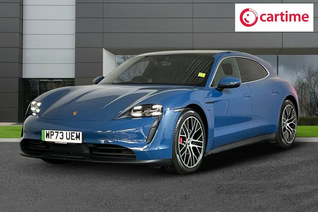 Porsche Taycan Estate WP73UEM Blue #5