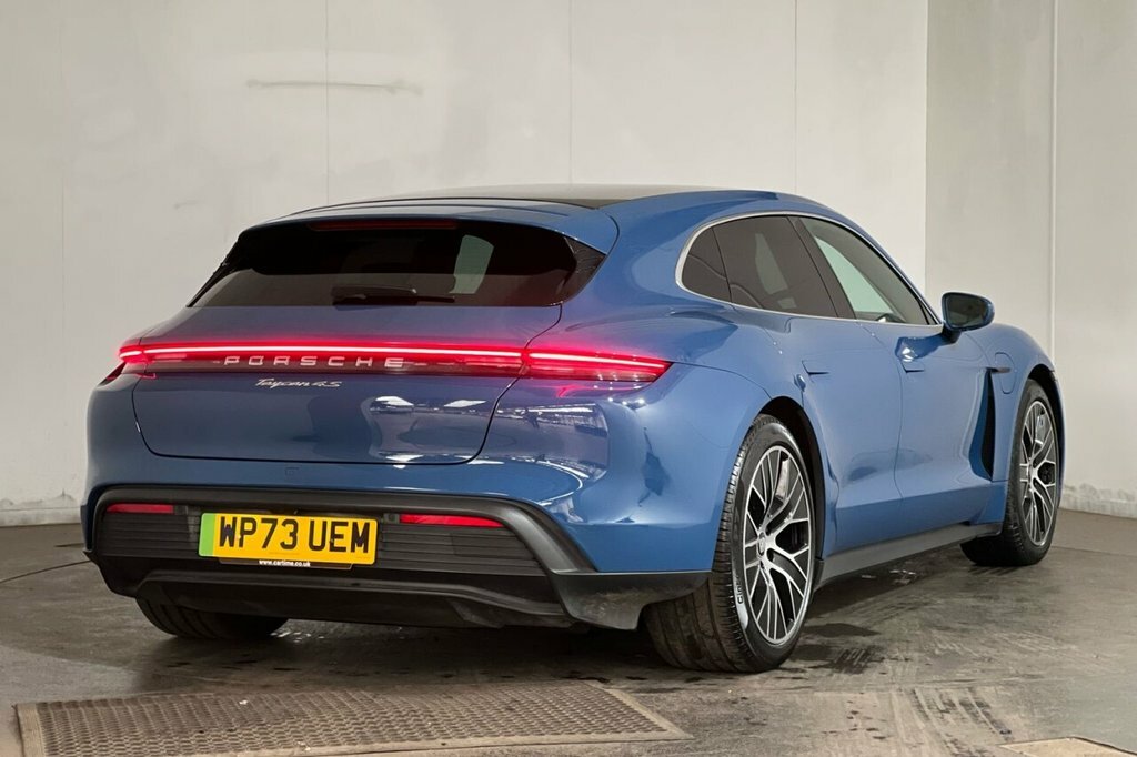 Porsche Taycan Estate Blue
