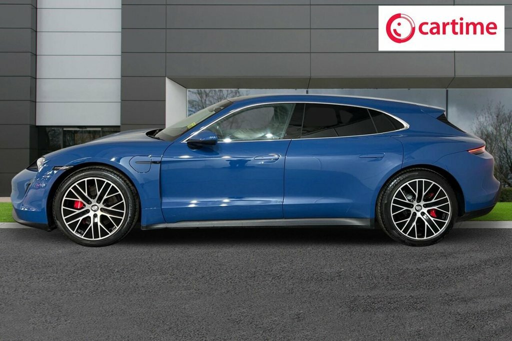 Porsche Taycan Estate WP73UEM Blue #2