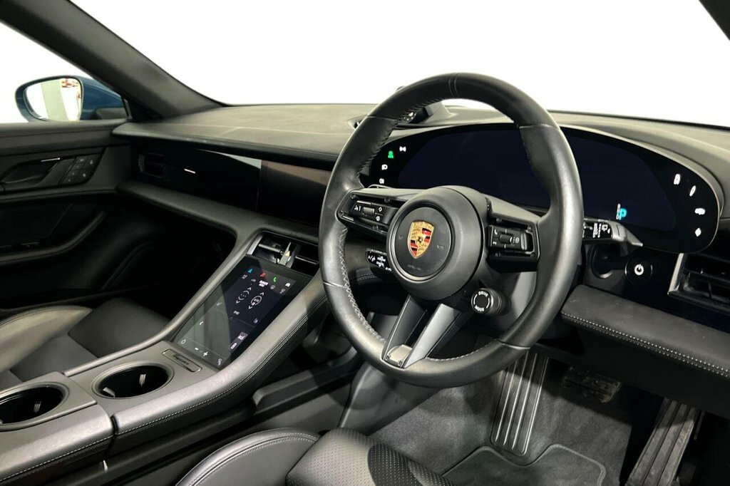 Porsche Taycan Estate WP73UEM Blue #6