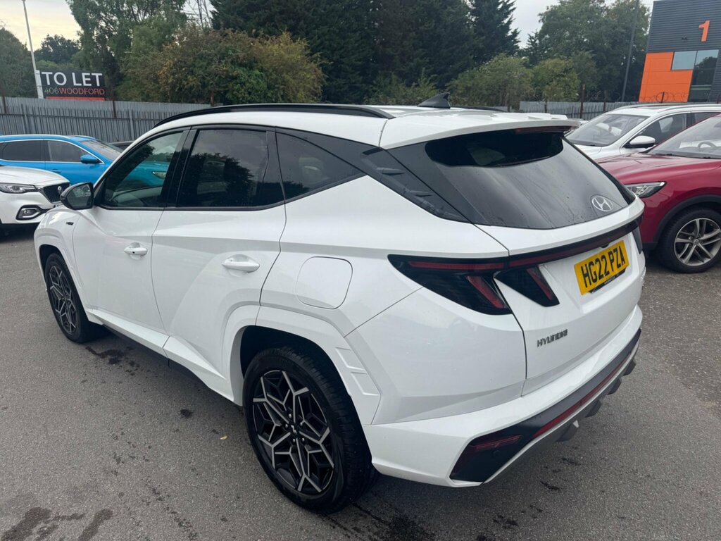 Hyundai Tucson 1.6 H T-gdi N Line Euro 6 Ss HG22PZA White #3