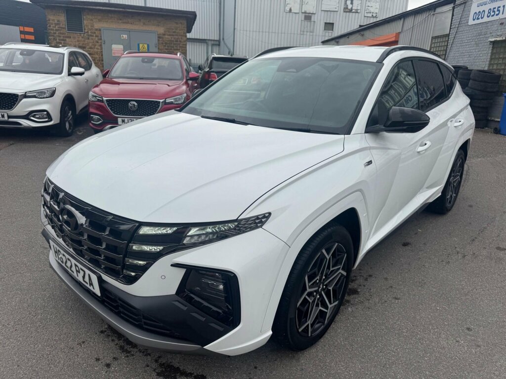 Hyundai Tucson 1.6 H T-gdi N Line Euro 6 Ss HG22PZA White #2
