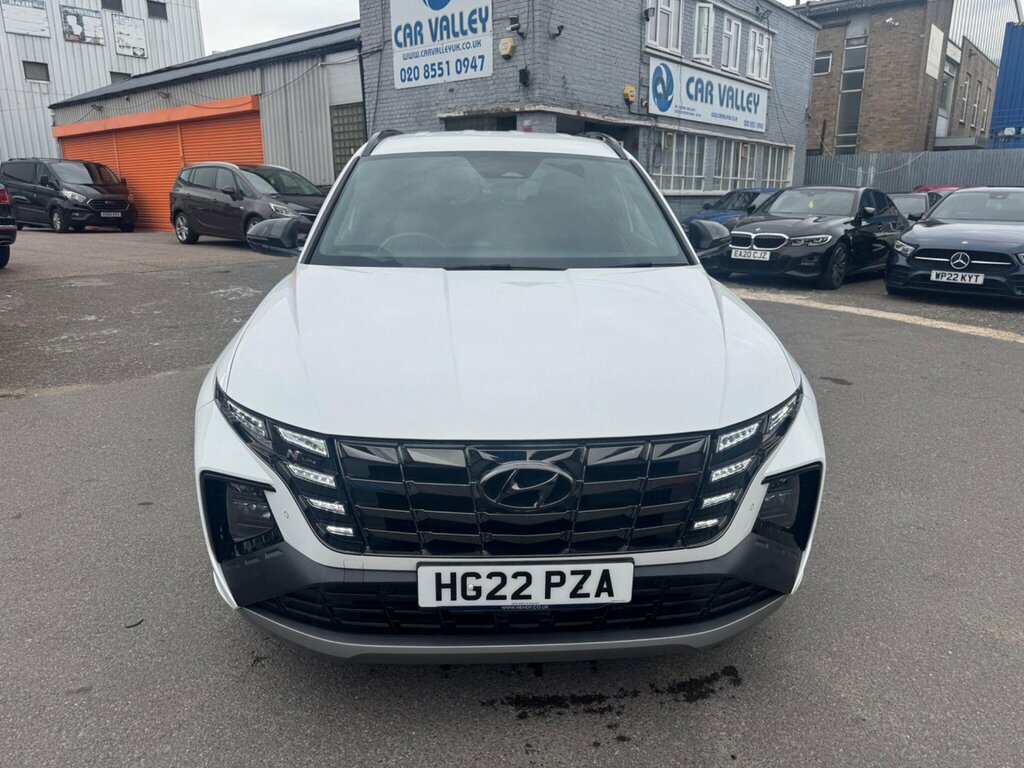 Hyundai Tucson 1.6 H T-gdi N Line Euro 6 Ss HG22PZA White #5