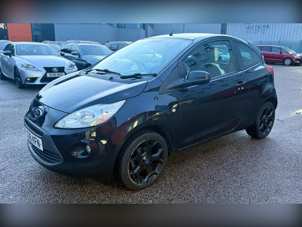 Ford KA 1.2 Zetec Black Edition Euro 6 Ss LS16KFN Black #3