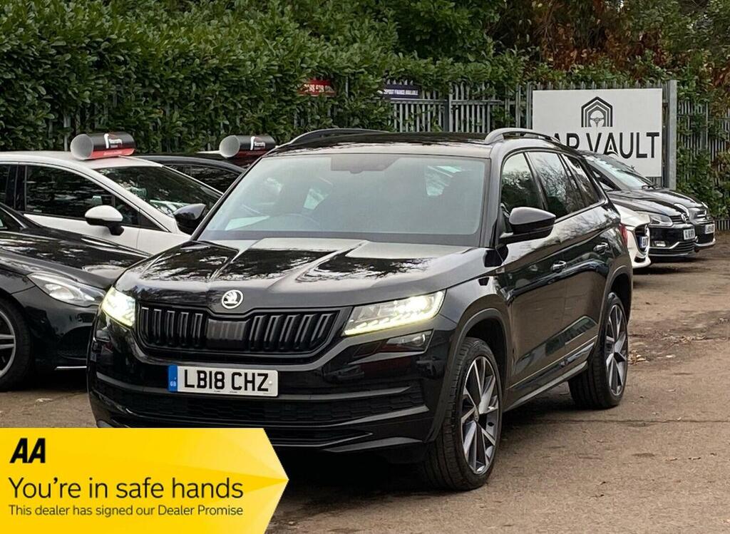 Skoda Kodiaq Suv 2.0 Tsi Sportline Dsg 4Wd Euro 6 Ss 7 Black