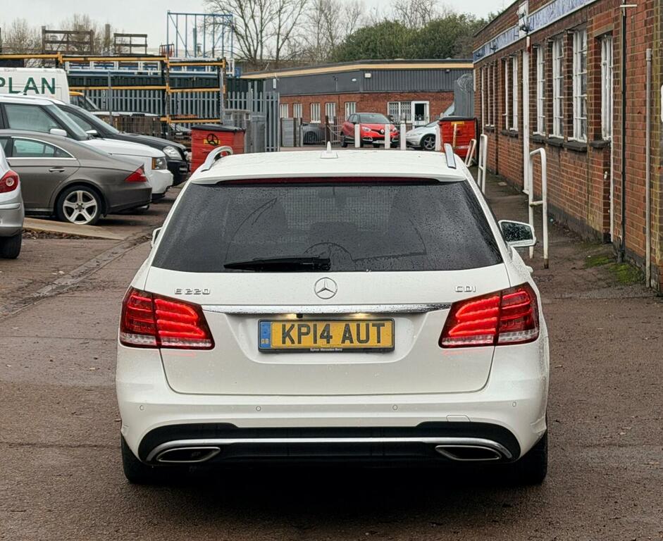 Mercedes-Benz E Class Estate 2.1 E220 Cdi Amg Sport G-tronic Euro 5 S KP14AUT White #6