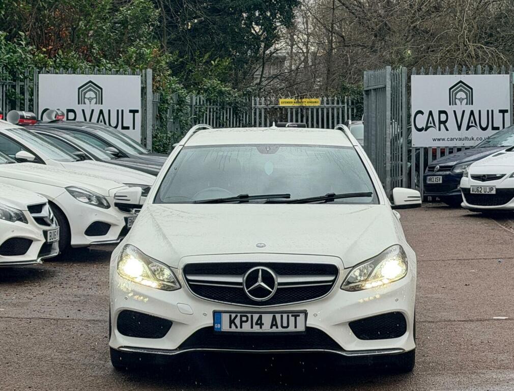Mercedes-Benz E Class Estate 2.1 E220 Cdi Amg Sport G-tronic Euro 5 S KP14AUT White #2