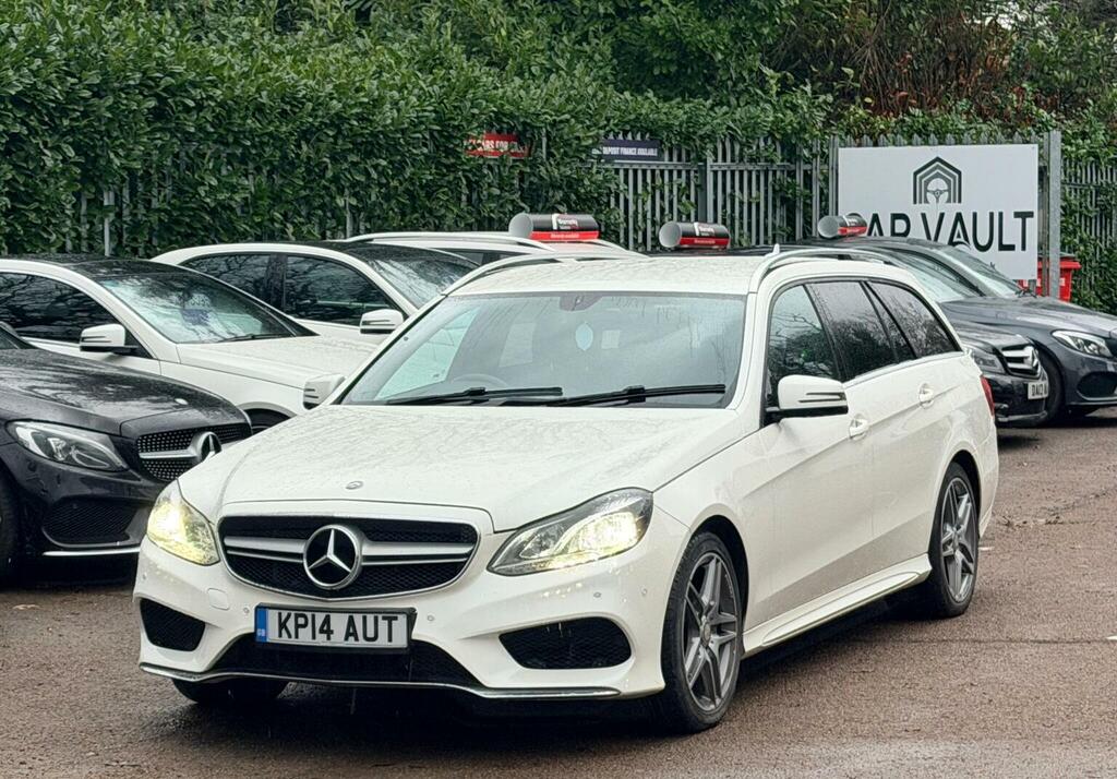 Mercedes-Benz E Class Estate 2.1 E220 Cdi Amg Sport G-tronic Euro 5 S KP14AUT White #4