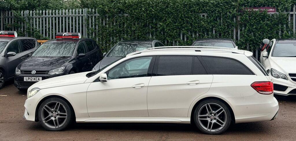 Mercedes-Benz E Class Estate 2.1 E220 Cdi Amg Sport G-tronic Euro 5 S KP14AUT White #5