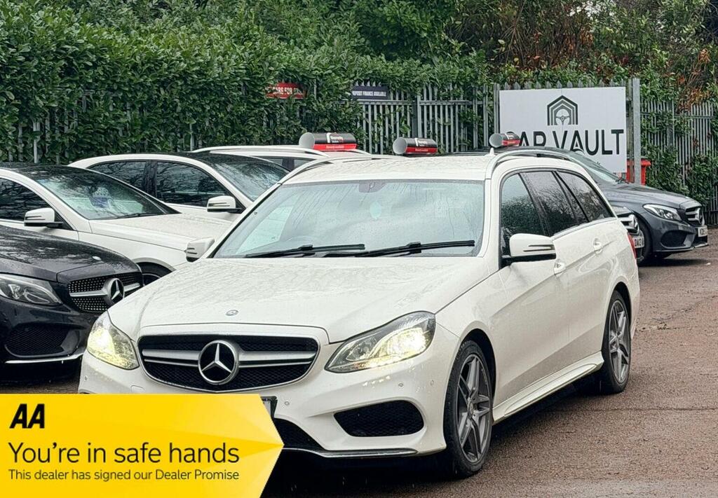 Mercedes-Benz E Class Estate 2.1 E220 Cdi Amg Sport G-tronic Euro 5 S White