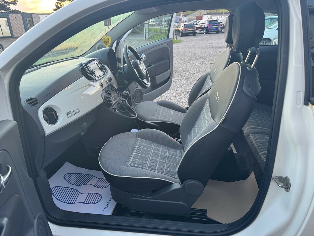 Fiat 500 Lounge WM17XFO White #4