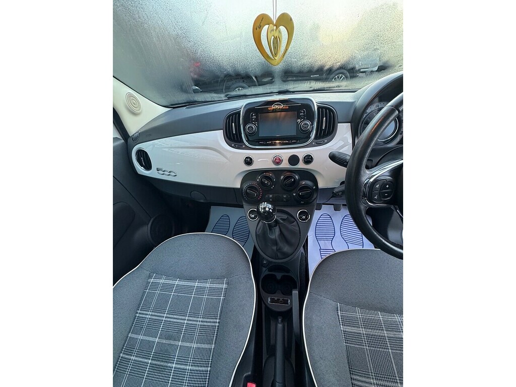 Fiat 500 Lounge WM17XFO White #6