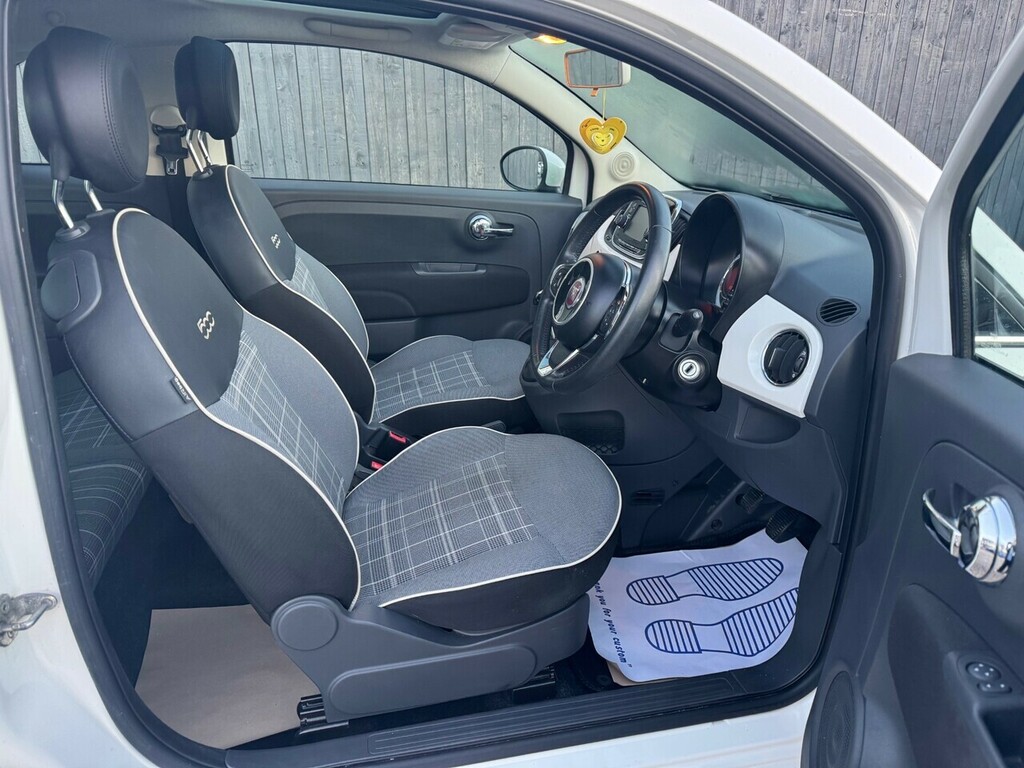 Fiat 500 Lounge White