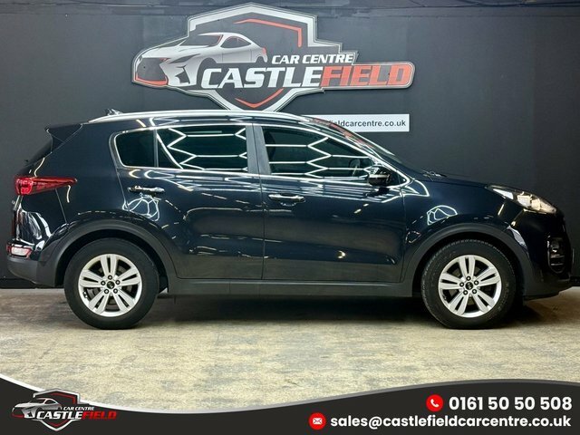 Kia Sportage 2016 1.7 Crdi 2 Suv Euro 6 Ss PL66OGX Black #4