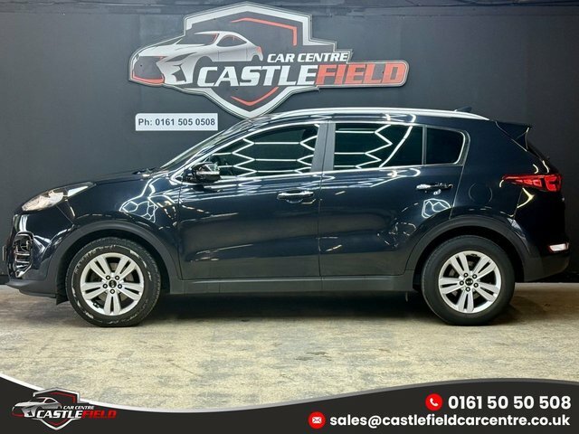 Kia Sportage 2016 1.7 Crdi 2 Suv Euro 6 Ss PL66OGX Black #5