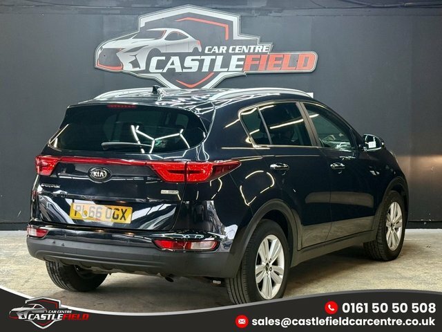 Kia Sportage 2016 1.7 Crdi 2 Suv Euro 6 Ss PL66OGX Black #6