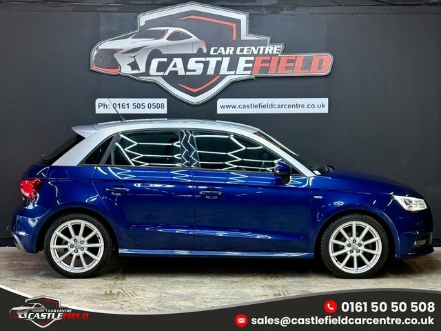 Audi A1 2017 1.4 Tfsi S Line Sportback E GL17YVB Blue #3