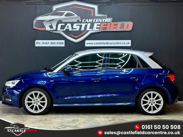 Audi A1 2017 1.4 Tfsi S Line Sportback E GL17YVB Blue #4