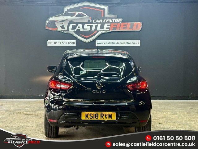 Renault Clio 2018 0.9 Tce Dynamique Nav Hatchback Ma KS18RVM Black #6