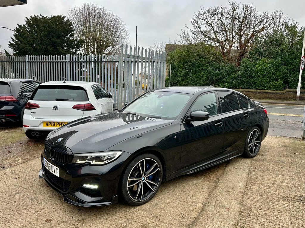 BMW 3 Series 2.0 320D M Sport Saloon Euro 6 S GD69UVT Black #3