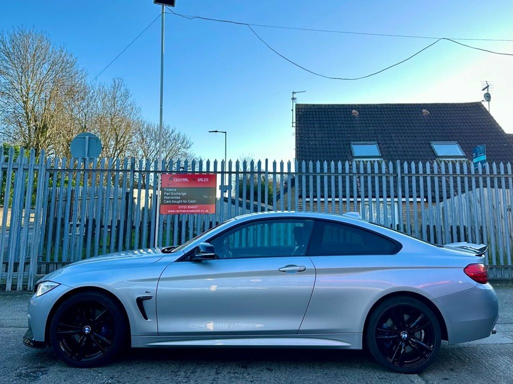 BMW 4 Series Gran Coupe 2.0 420D M Sport Coupe Xdrive Euro BG66GYE Silver #4
