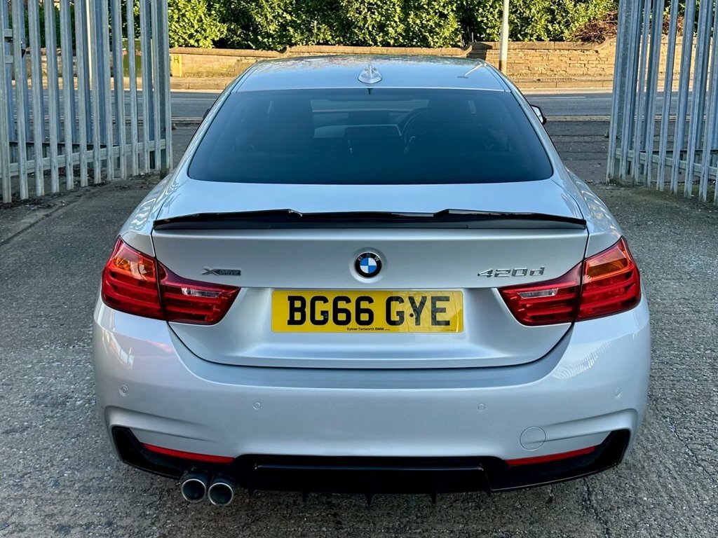 BMW 4 Series Gran Coupe 2.0 420D M Sport Coupe Xdrive Euro BG66GYE Silver #6