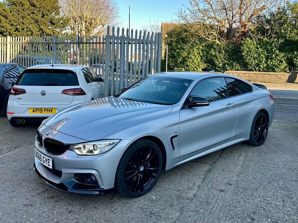 BMW 4 Series Gran Coupe 2.0 420D M Sport Coupe Xdrive Euro BG66GYE Silver #3