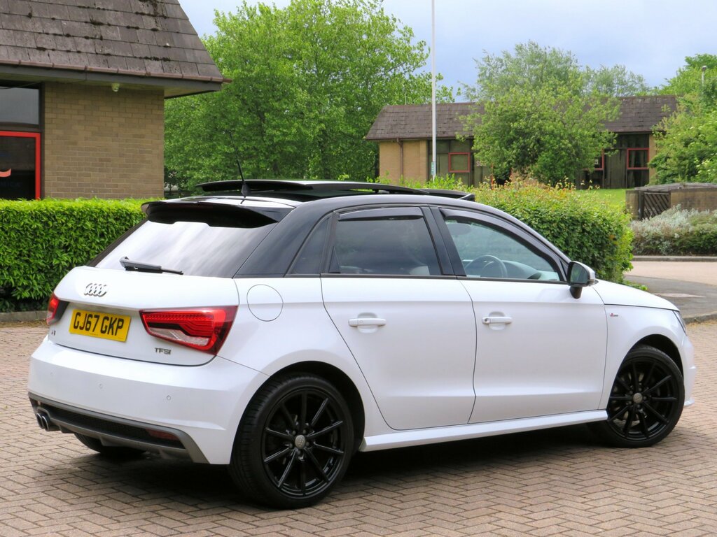 Audi A1 Sportback Tfsi S Line 5-Door GJ67GKP White #2